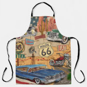  Route 66 poster. Schort (Voorkant)
