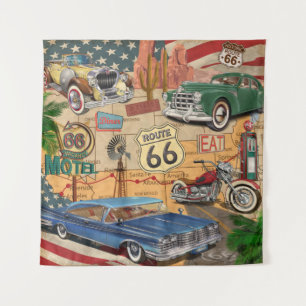  Route 66 poster. Wandkleed