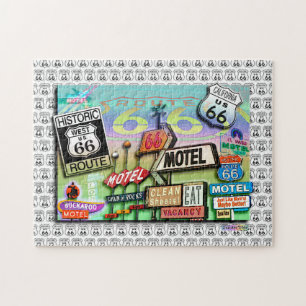 Route 66 Puzzle Legpuzzel