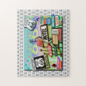 Route 66 Puzzle Legpuzzel (Verticaal)