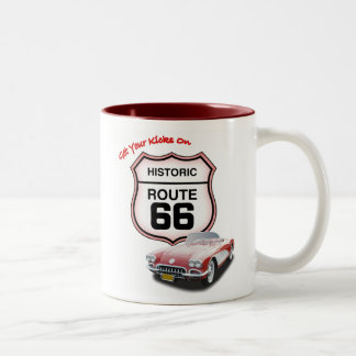 Route 66 Red 15 oz mok