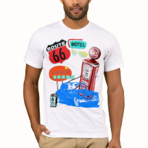 route 66 retro drijfshirt