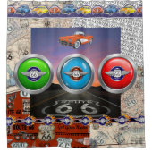 Route 66 Rideau de douche (Devant)