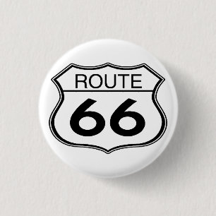 Route 66 - Ronde Button