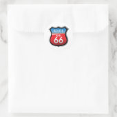 Route 66 ronde sticker (Tas)