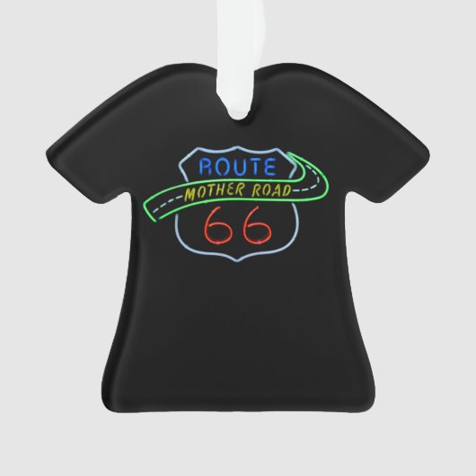 Route 66, Route Mère, Panneau néon (devant)