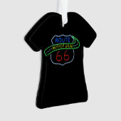 Route 66, Route Mère, Panneau néon (devant)