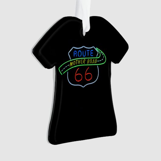 Route 66, Route Mère, Panneau néon (devant)