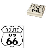 Route 66 Rubber Art Stamp Rubberstempel (Gestempeld)