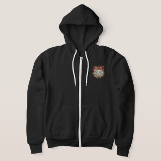 Route 66 Rusty Road Sign Hoodie