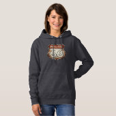 Route 66 Rusty Road Sign Hoodie (Voorkant volledig)
