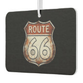 Route 66 Rusty Road Sign Luchtverfrisser (Links)