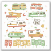 Route 66 RV er nog Sticker (Voorkant)