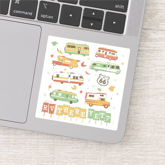 Route 66 RV er nog Sticker (Detail)