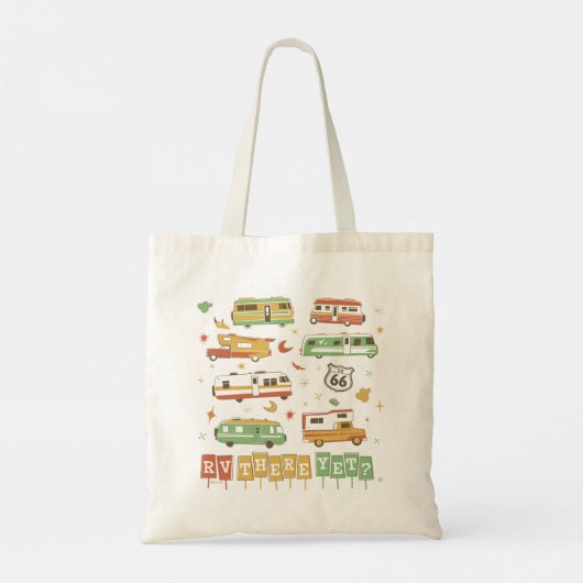 Route 66 RV er nog Tote Bag (Achterkant)