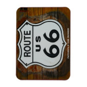 Route 66 Schildmagneet Magneet (Verticaal)