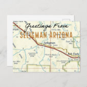 Route 66 Seligman Arizona Briefkaart (Voorkant / Achterkant)