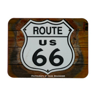 Route 66 Shield Magnet Magneet