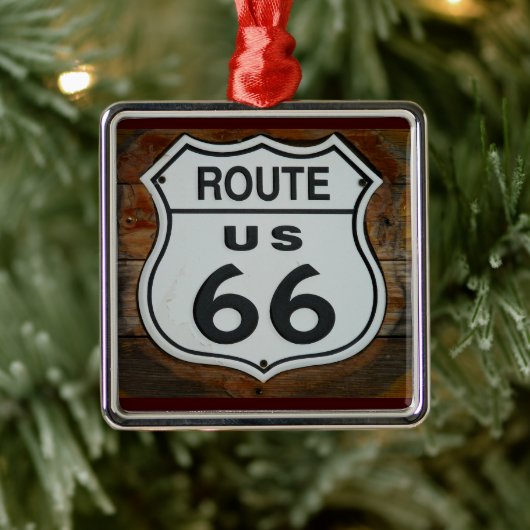 Route 66 Shield Ornament (Boom)