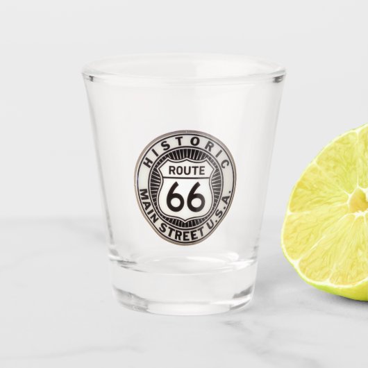 Route 66 shot glas (Voorkant)