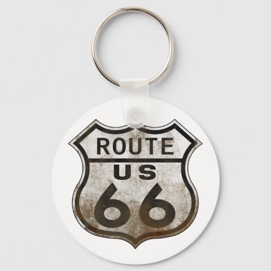 Route 66 Sign Sleutelhanger (Voorkant)