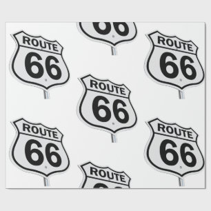 Route 66 Sign Wrapping Paper Cadeaupapier