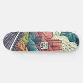 Route 66 skateboard (Horizontaal)