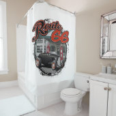 Route 66 Station Douchegordijn (In situ)