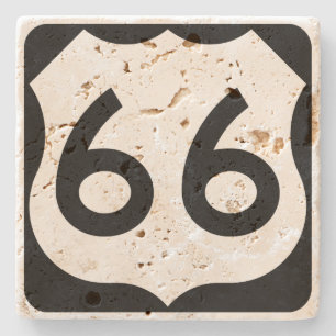 Route 66 stenen onderzetter