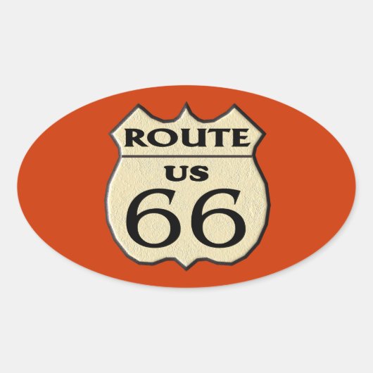 Route 66 - stickers (Voorkant)