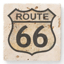 Route 66 Stone Onderzetter