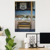 Route 66 Storefront Poster (Thuiskantoor)