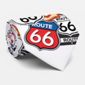 Route 66 stropdas (Opgerold)