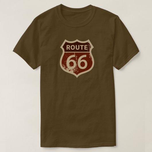 Route 66 t-shirt (Design voorkant)