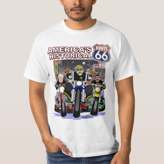 ROUTE-66 T-SHIRT (Voorkant)
