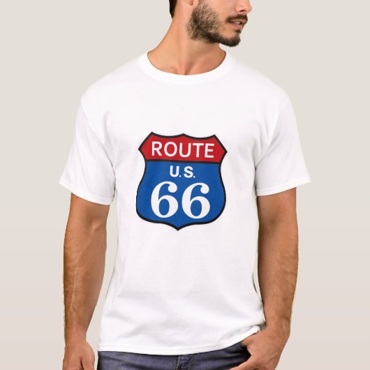Route 66..... t-shirt (Voorkant)