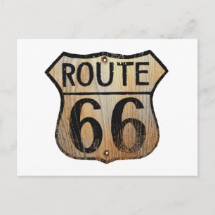 Route 66 Teken - de Veelvoudige Producten Briefkaart