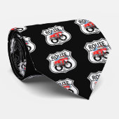 Route 66 tekengiften stropdas (Opgerold)