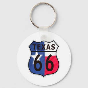 Route 66 Texas Color Sleutelhanger