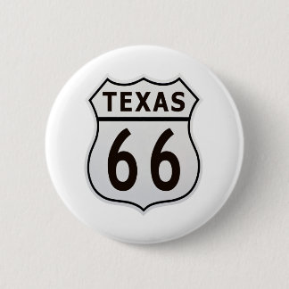 Route 66 Texas Ronde Button 5,7 Cm