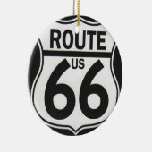 Route 66 - The Moeder Road Keramisch Ornament (Rechts)