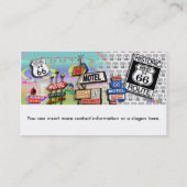 Route 66 - The Moeder Road Visitekaartjes (Achterkant)