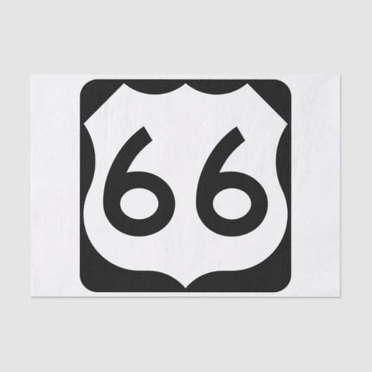 Route 66 tissuepapier (Voorkant)