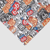 Route 66 tissuepapier (Detail)