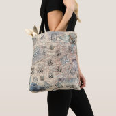 Route 66 Travel Map Tote Bag (Dichtbij)