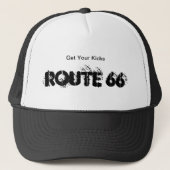 ROUTE 66 TRUCKER HAT TRUCKER PET (Voorkant)