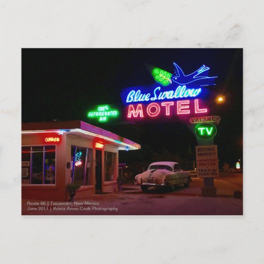 Route 66: Tucumcari, New Mexico Briefkaart (Voorkant)