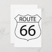 Route 66 Uitnodigingen (Voorkant / Achterkant)
