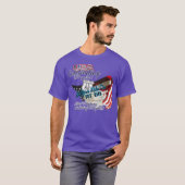 Route 66 USA250 drapeau t-shirt (Devant entier)