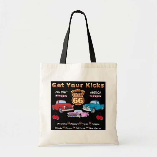 Route 66 van 1950 Tote Bag (Voorkant)
